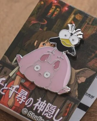 Chihiros Reise ins Zauberland Anstecker Fly Bird and Boh Mouse
