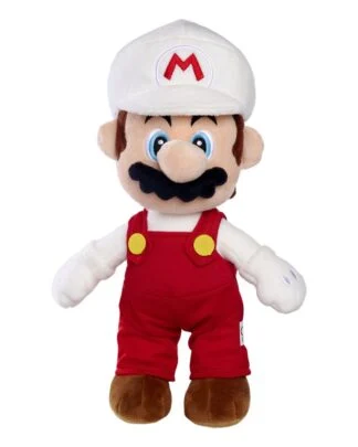 Super Mario Plüschfigur Feuer Mario 30 cm