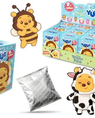 Disney YuYus Schlüsselanhänger Winnie Puuh 12 cm Blindbox Display (8)