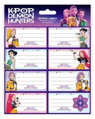 KPop Demon Hunters Schuletiketten Hunter/X