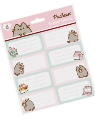 Pusheen Schuletiketten Sips