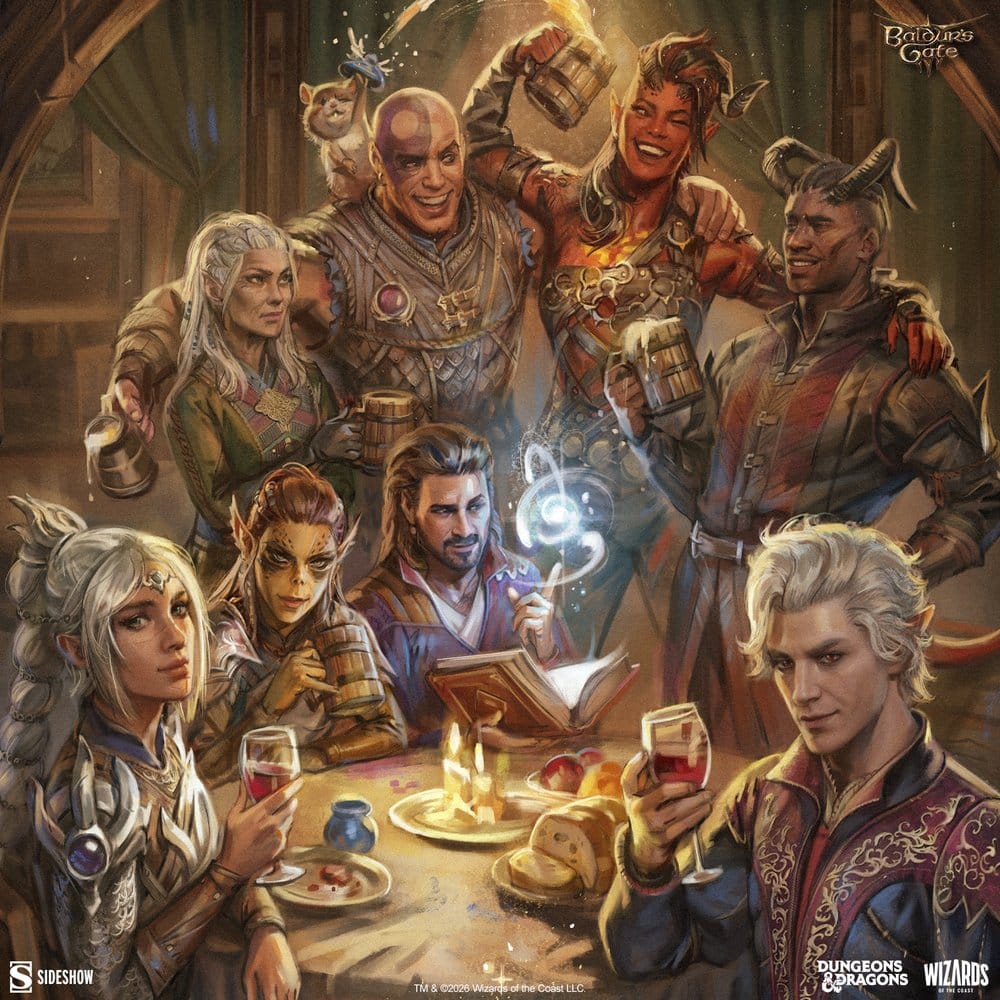 Baldur's Gate III Kunstdruck The Elfsong Tavern 61 x 46 cm - ungerahmt – Bild 4