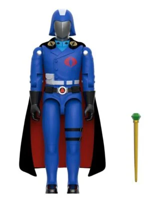 GI Joe ReAction+ Actionfigur Wave 06 Cobra Commander (Movie, Black Cape) 10 cm