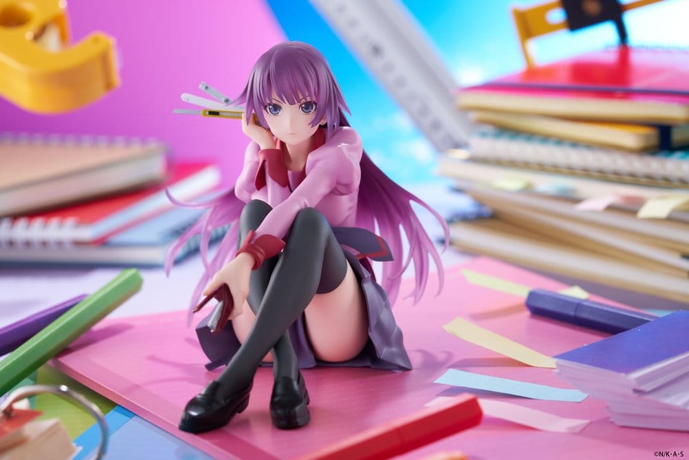 Monogatari PVC Statue Desktop Cute Figure Hitagi Senjougahara 13 cm – Bild 3