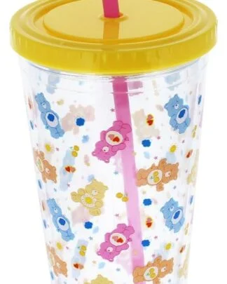 Glücksbärchis Becher mit Strohhalm 350 ml
