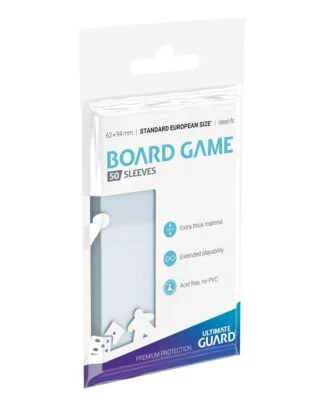 Ultimate Guard Board Game Sleeves (50) - Standard European