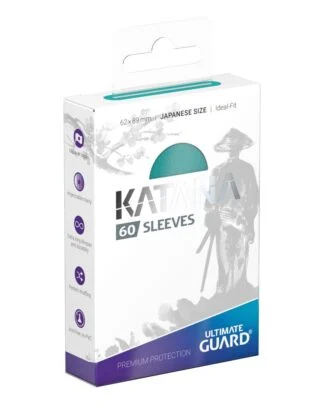 Ultimate Guard Katana Sleeves Japanese Size (60) - Turquoise