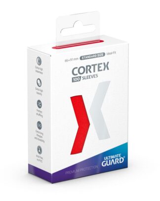 Ultimate Guard Cortex Sleeves Standard Size (100) - Red