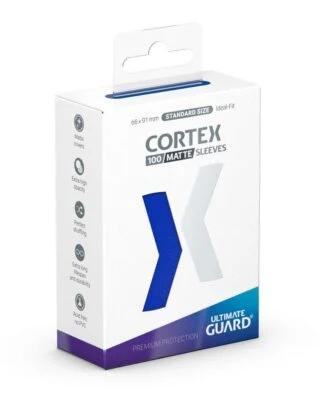Ultimate Guard Cortex Sleeves Matte Standard Size (100) - Blue