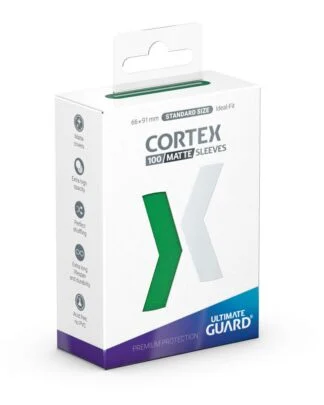 Ultimate Guard Cortex Sleeves Matte Standard Size (100) - Green