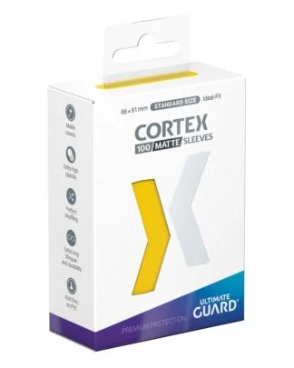 Ultimate Guard Cortex Sleeves Matte Standard Size (100) - Yellow