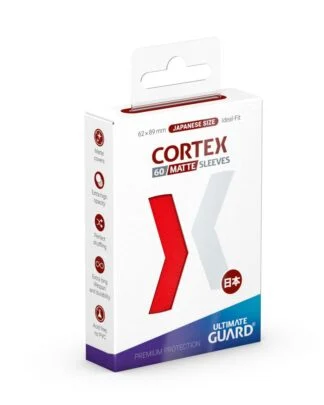 Ultimate Guard Cortex Sleeves Matte Japanese Size (60) - Red