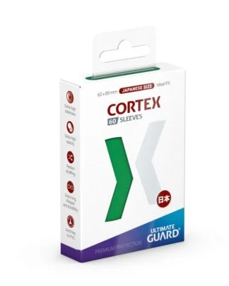 Ultimate Guard Cortex Sleeves Japanese Size (60) - Green