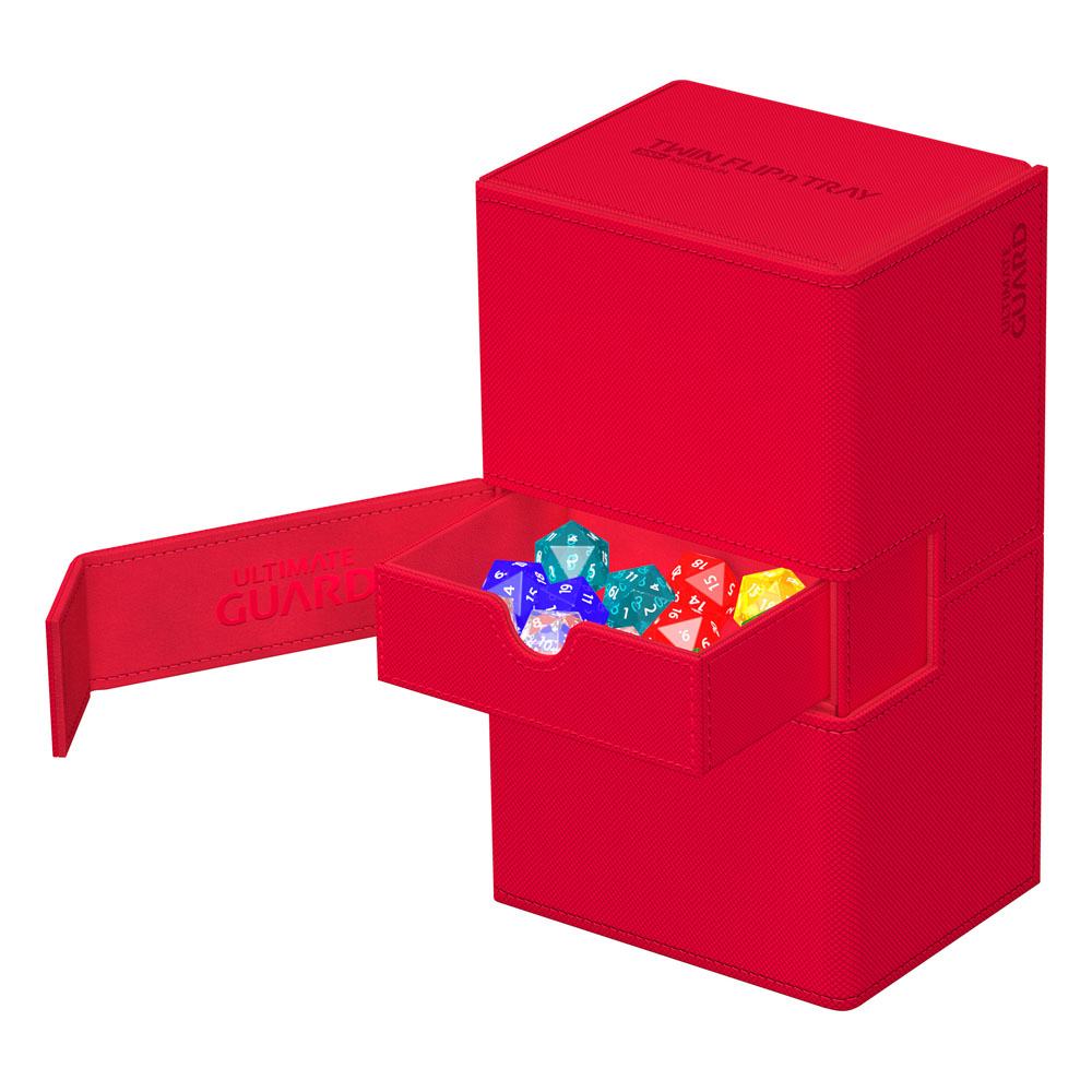Ultimate Guard Twin Flip'n'Tray 200+ Xenoskin - Red – Bild 3