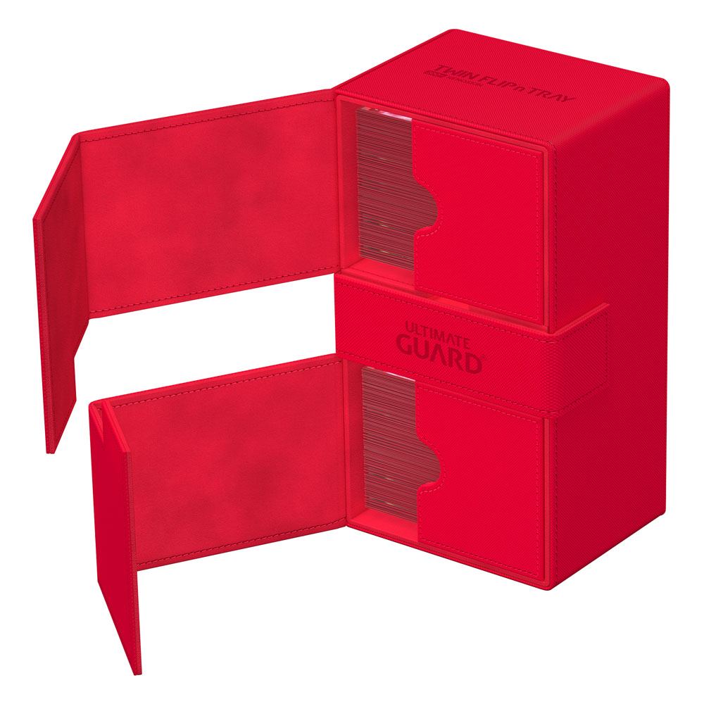 Ultimate Guard Twin Flip'n'Tray 200+ Xenoskin - Red – Bild 4