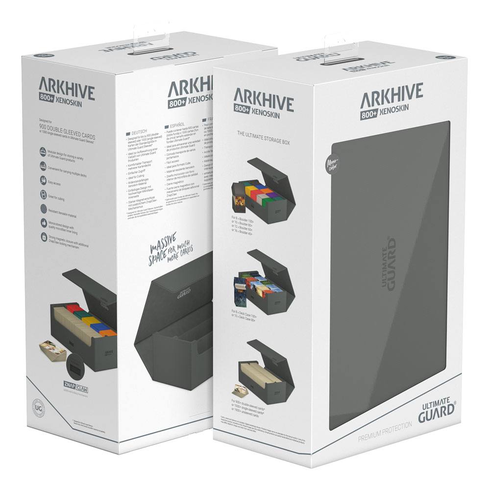 Ultimate Guard Arkhive 800+ XenoSkin Monocolor Grau – Bild 17