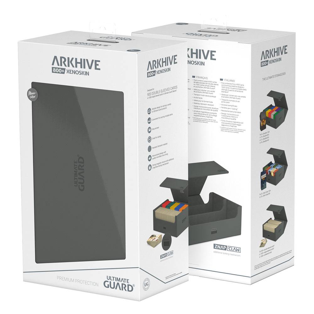 Ultimate Guard Arkhive 800+ XenoSkin Monocolor Grau – Bild 18