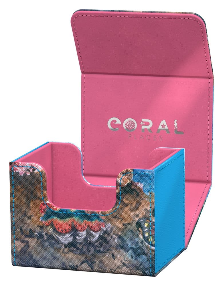 Ultimate Guard Sidewinder 100+ Xenoskin "Coral Places" - Seablue Hush – Bild 6