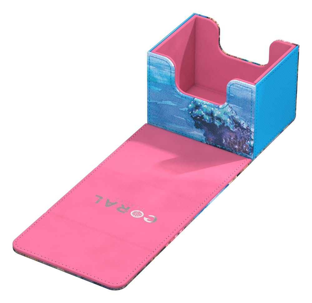 Ultimate Guard Sidewinder 100+ Xenoskin "Coral Places" - Seablue Hush – Bild 11