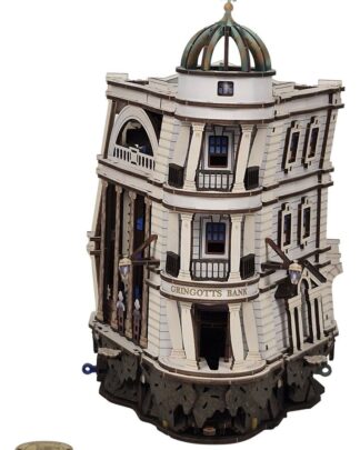 Harry Potter 3D-Holzpuzzle Gringotts Bank Murmelbahn