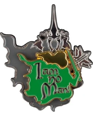 Herr der Ringe Ansteck-Pin Doppelpack No Man can Kill Me & I Am No Man! 7 cm
