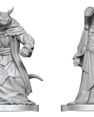 Pathfinder Battles Deep Cuts Miniatur unbemalt Zyss & Aapoph Serpentfolk 13 cm