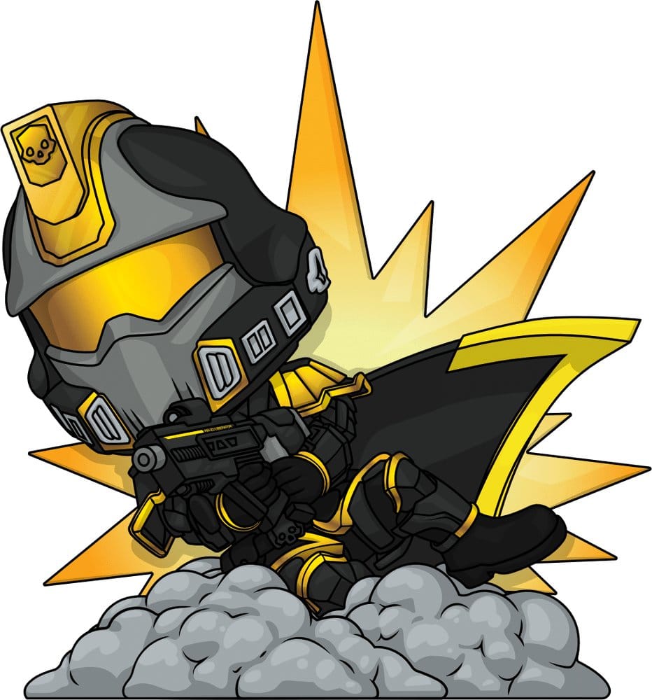 Helldivers 2 Vinyl Figur Hero of the Federation 10 cm – Bild 4