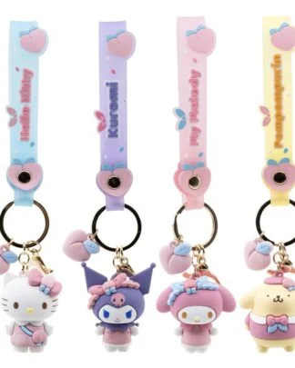 Sanrio Peach Series Schlüsselanhänger Hello Kitty and Friends Display (12)