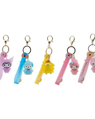 Sanrio Raincoat Series Schlüsselanhänger Hello Kitty and Friends Display (12)