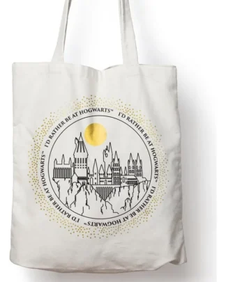 Harry Potter Tragetasche Hogwarts Schloss Baumwolle