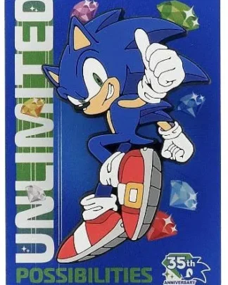 Sonic The Hedgehog FiGGYZ Magnet-Sammelfigur OGz Sonic 35th Anniversary 9 cm