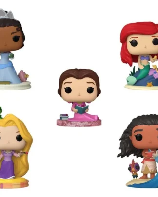 Disney POP! Animation Vinyl Figuren 5er-Pack Black Friday Disney Princess 9 cm