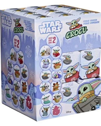 Star Wars Minifiguren 4 cm Grogu Force Freeze Series 2 Blind Box Display (24)