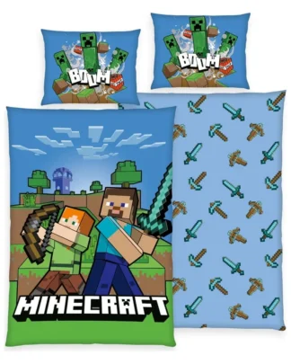 Minecraft Bettwäsche Boom 135 x 200 cm