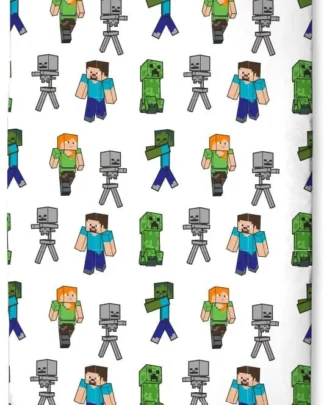 Minecraft Spannbetttuch 90 x 200 cm