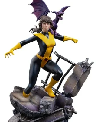 Marvel Kitty Pride & Lockheed X-Men Comics BDS Art Scale Statue 1/10 Kitty Pride & Lockheed