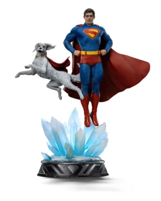 Superman Legacy Art Scale Statue 1/10 Superman & Krypto 32 cm