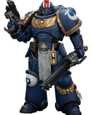 Warhammer 40,000: Space Marine 2 Actionfigur Ultramarines Lieutenant Titus Collectors Edition 13 cm