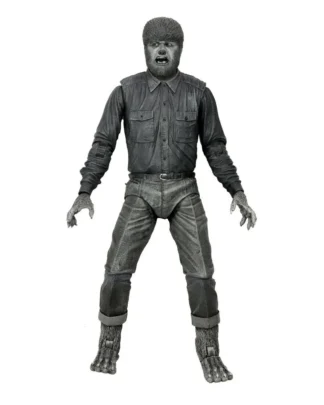 Universal Monsters Actionfigur Ultimate The Wolf Man (Black & White) 18 cm