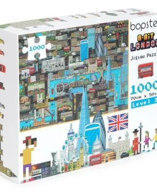 8-Bit Pixel Puzzle London Level 3 1000 Teile