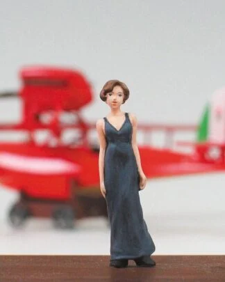 Porco Rosso Model-Kit mit Figur 1/48 Curtiss R3C-0 Seaplane & Curtis