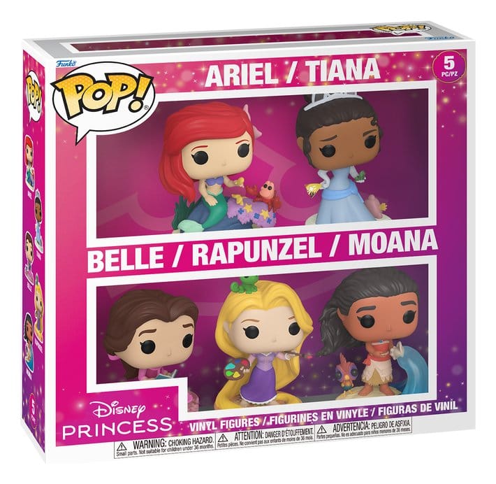 Disney POP! Animation Vinyl Figuren 5er-Pack Disney Princess 9 cm – Bild 2