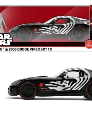 Star Wars Diecast Modell 1:24 Kylo Ren Dodge Viper SRT10 2008