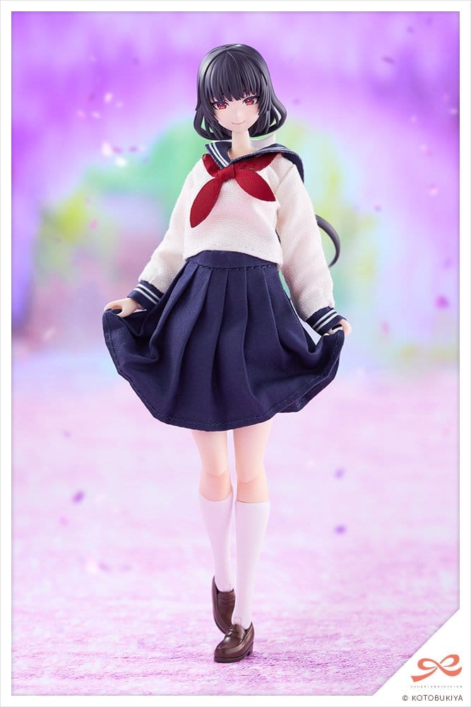 Sousaishojoteien Plastic Model Kit 1/10 Kiru Pla Kuon Yakushiji Touou High School Uniform 16 cm – Bild 3