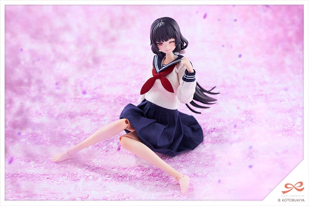Sousaishojoteien Plastic Model Kit 1/10 Kiru Pla Kuon Yakushiji Touou High School Uniform 16 cm – Bild 5