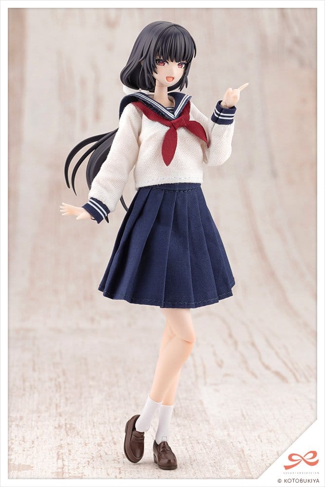 Sousaishojoteien Plastic Model Kit 1/10 Kiru Pla Kuon Yakushiji Touou High School Uniform 16 cm – Bild 11