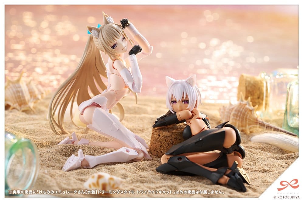 Sousaishojoteien Plastic Model Kit 1/10 Animal Ears Emulator Swim Style Dreaming Style Twilight Cat 17 cm – Bild 5