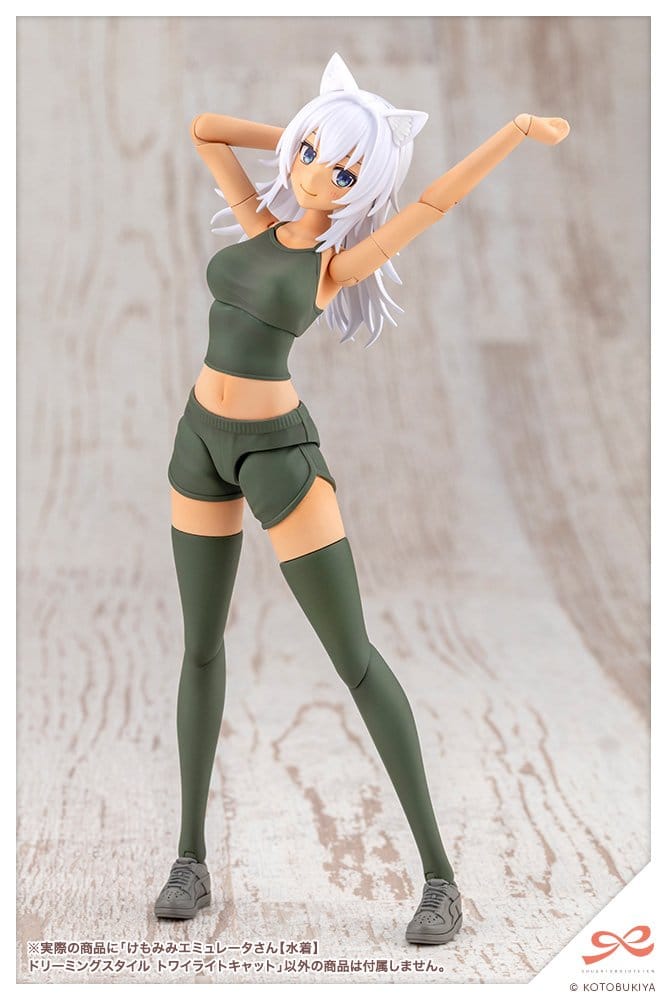 Sousaishojoteien Plastic Model Kit 1/10 Animal Ears Emulator Swim Style Dreaming Style Twilight Cat 17 cm – Bild 13