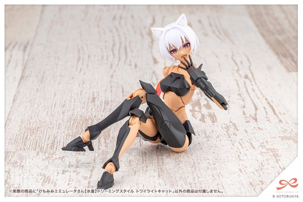 Sousaishojoteien Plastic Model Kit 1/10 Animal Ears Emulator Swim Style Dreaming Style Twilight Cat 17 cm – Bild 15