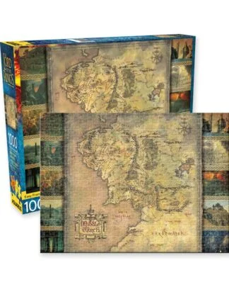 Herr der Ringe Puzzle Map (1000 Teile)